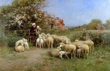 unknow artist Sheep 111 oil painting image